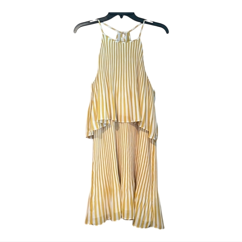 DOLCE VITA dress, yellow white stripes
